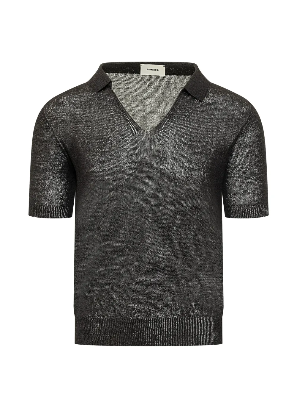 A Paper Kid V-neck T-shirt - Nero