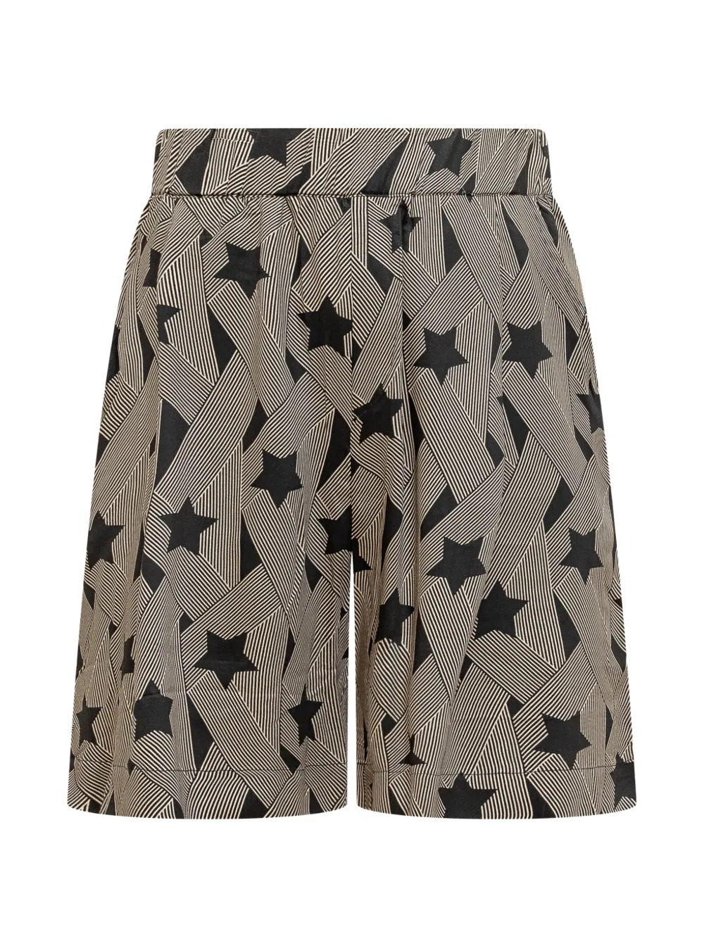 A Paper Kid star-print bermuda shorts - Nero