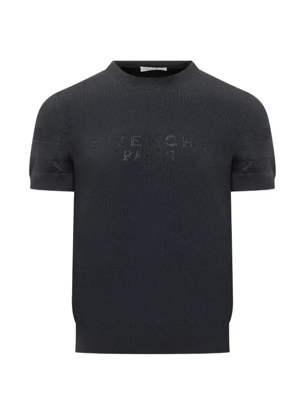 トップス GIVENCHY Givenchy short-sleeves Sweater | Blue | FARFETCH