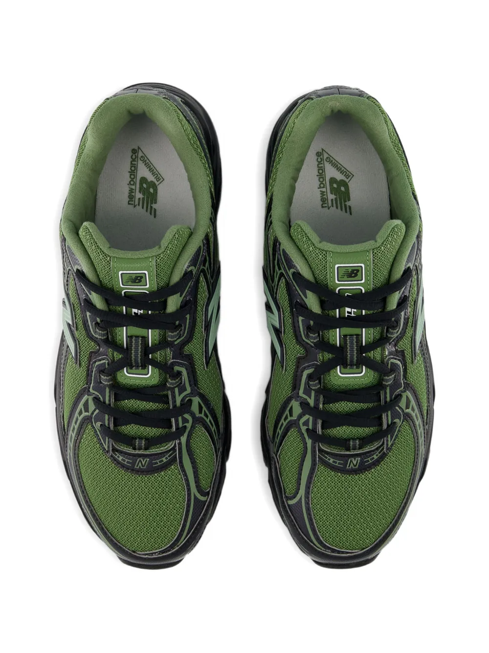 New Balance 740 sneakers met logodetail Groen