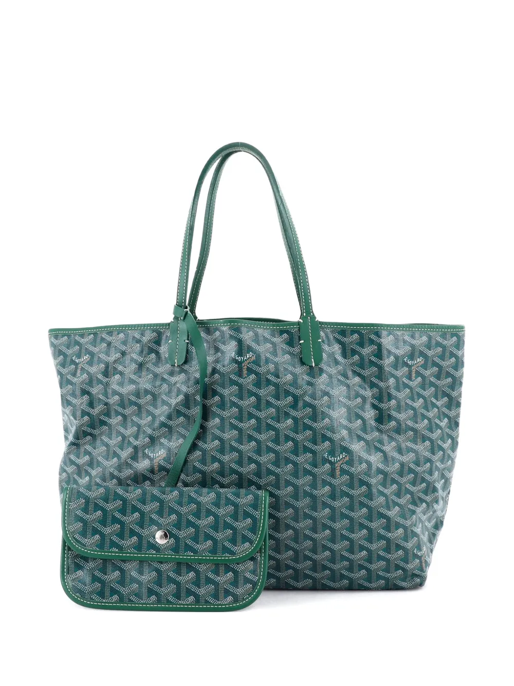 Goyard Pre-Owned Saint Louis Coated Canvas PM tote bag - Verde