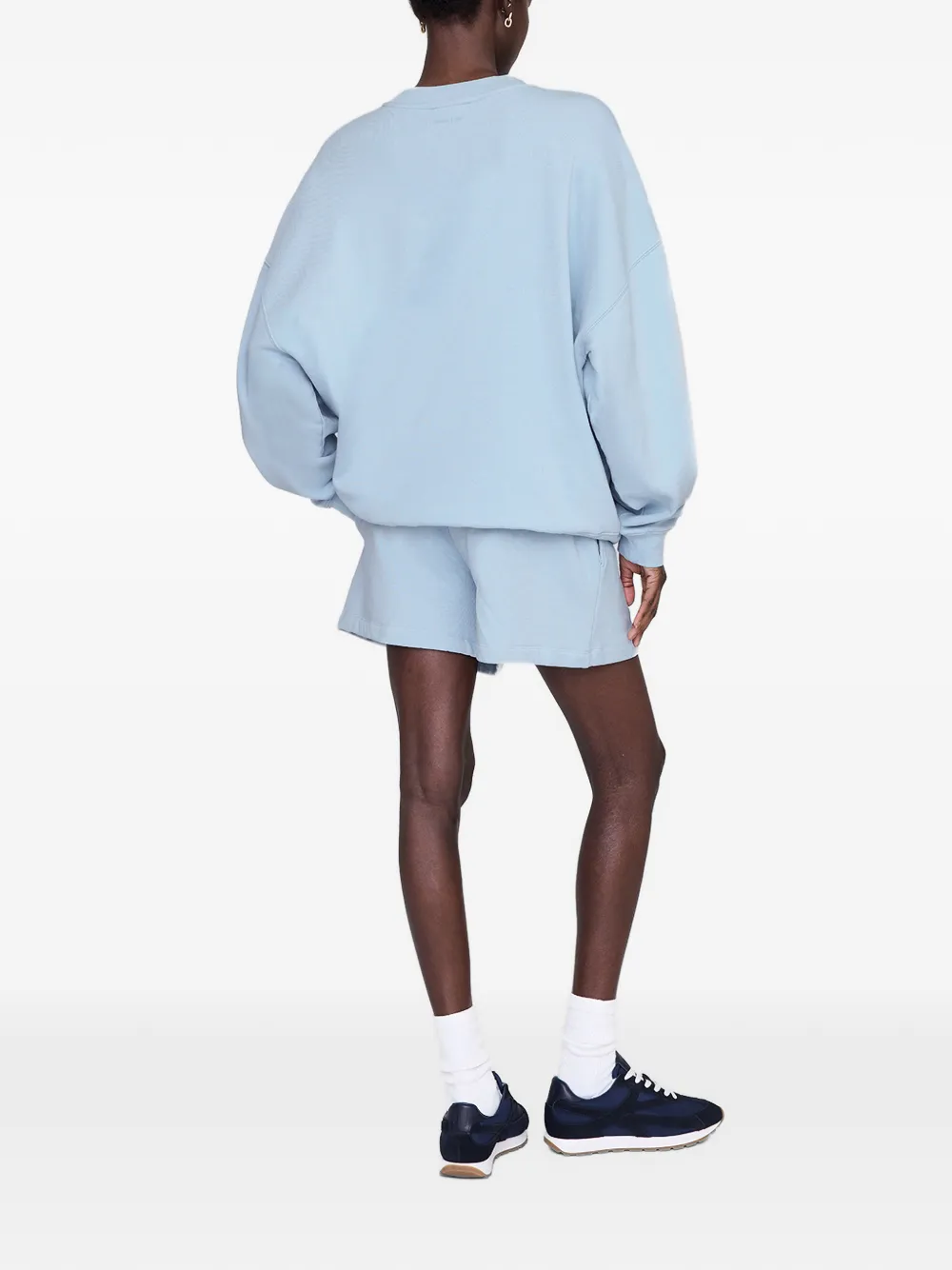 ANINE BING Elastische shorts Blauw