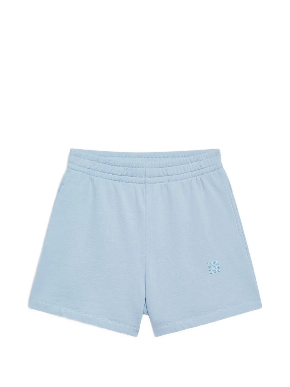 ANINE BING Kam shorts met monogram Blauw