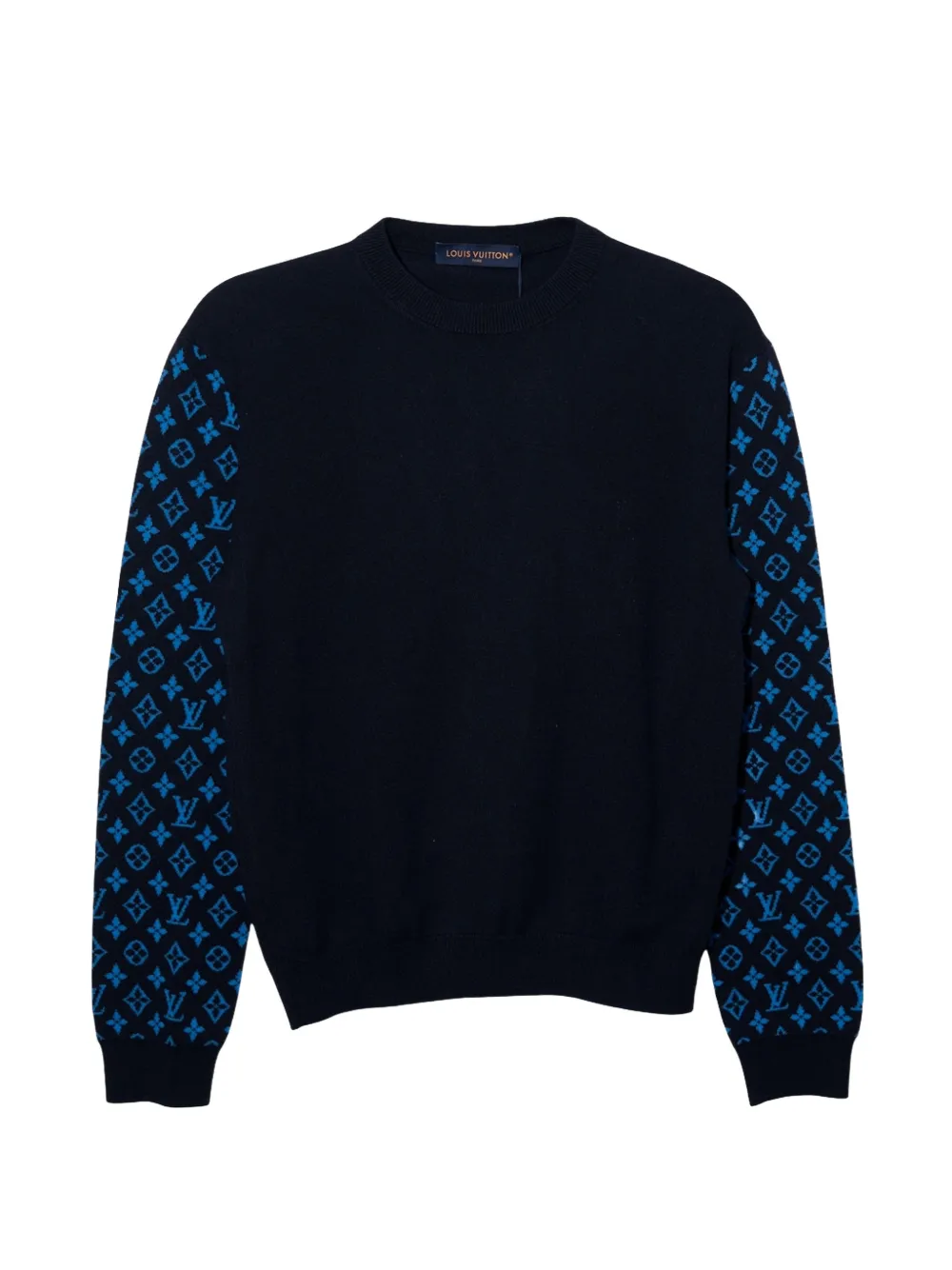 Louis Vuitton Pre-Owned monogram cashmere sweater - Nero