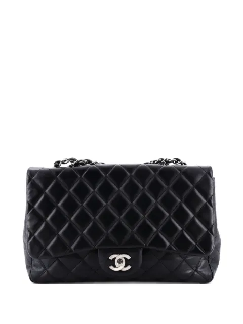 CHANEL Pre-Owned Classic Single Flap Bag Quilted Lambskin Jumbo shoulder bag