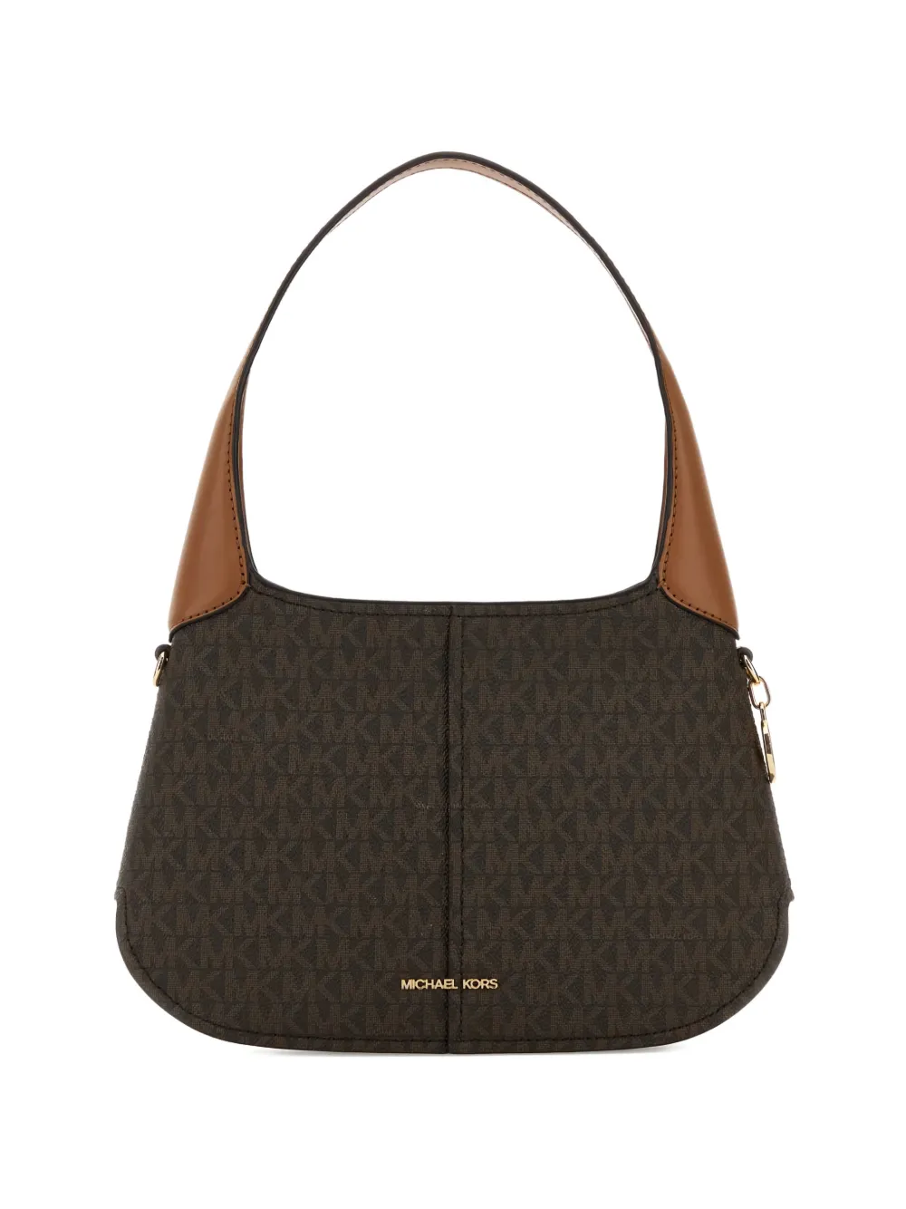 Michael Michael Kors logo charm shoulder bag - Marrone