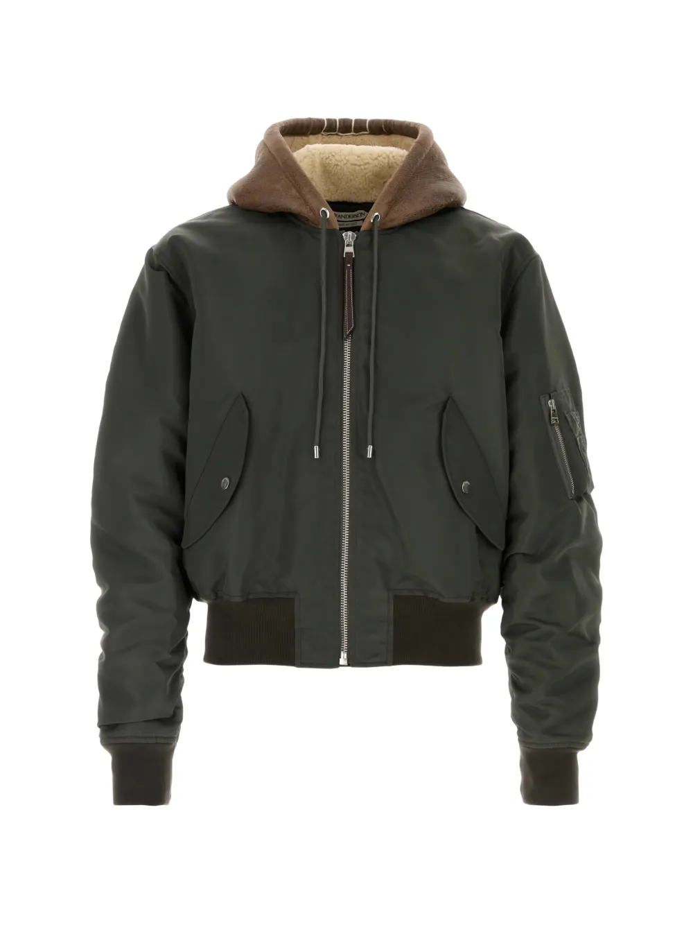 JW Anderson hooded bomber jacket - Verde