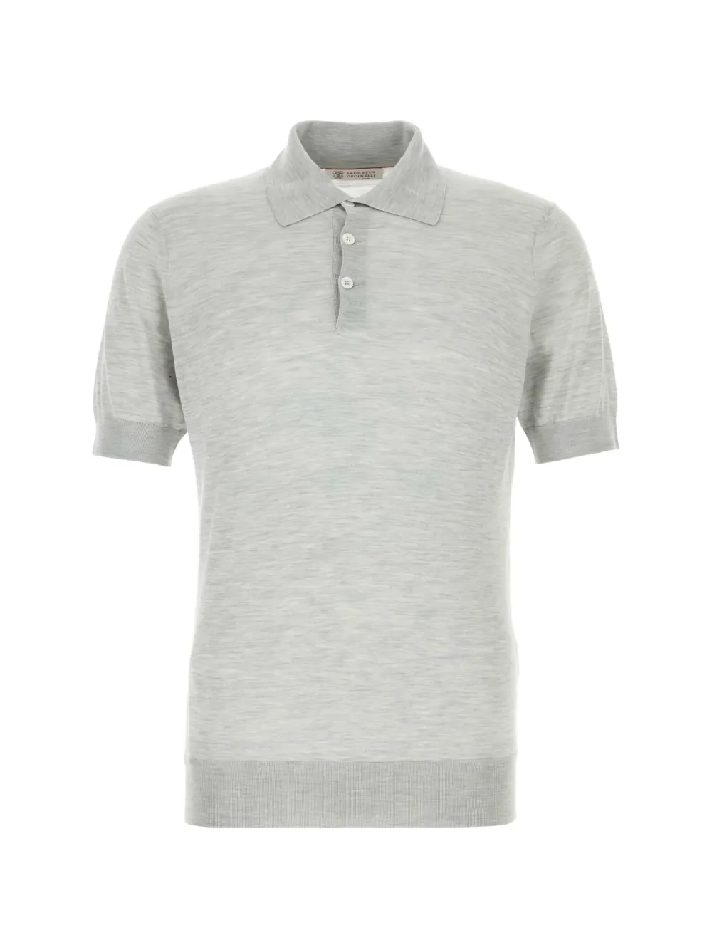 Brunello Cucinelli colllared polo shirt - Grigio