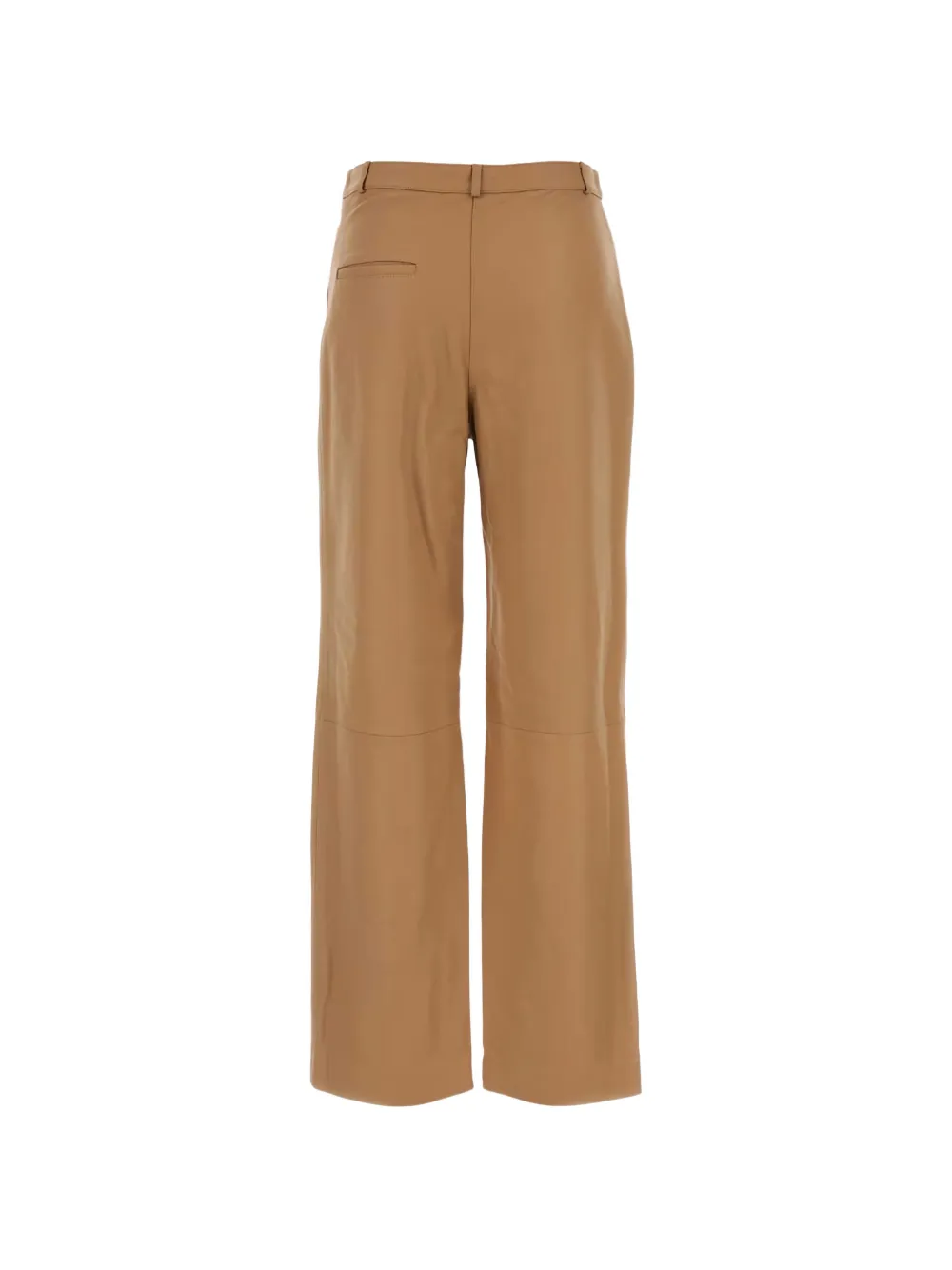 LouLou de Saison Leren broek Beige
