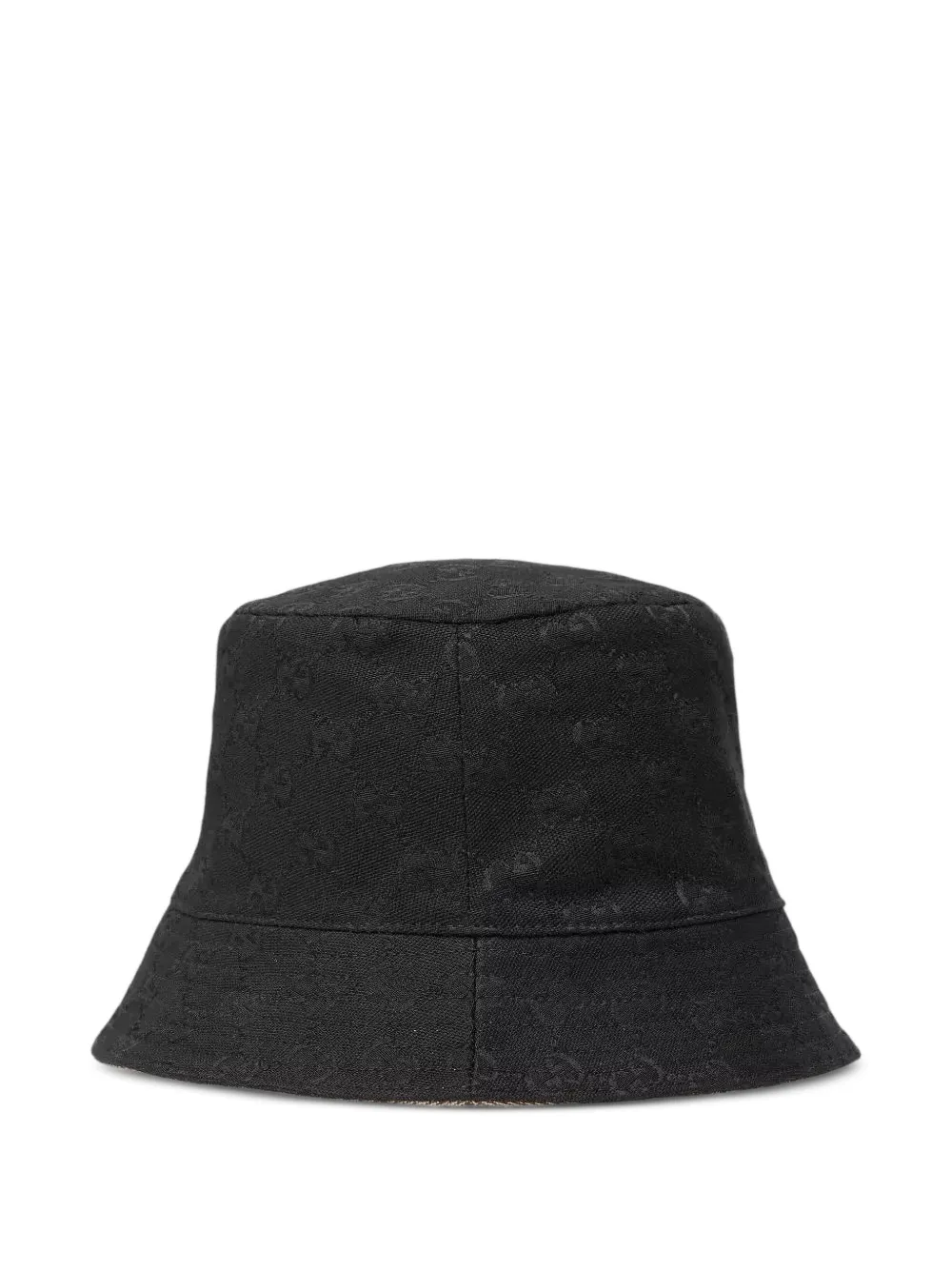 【美品】GUCCI グッチ バケットハット モノグラム 黒 L Gucci モノグラム バケットハット | ブラック | FARFETCH JP