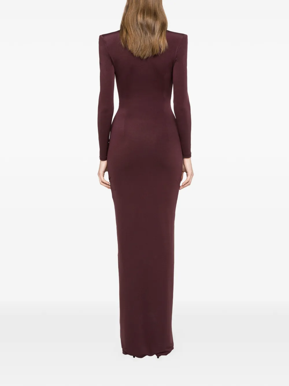 NISSA Maxi-jurk met bloemendetails Paars