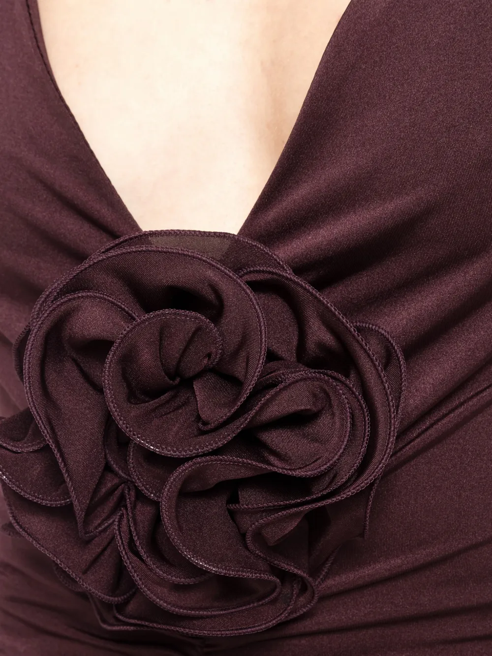 NISSA Maxi-jurk met bloemendetails Paars