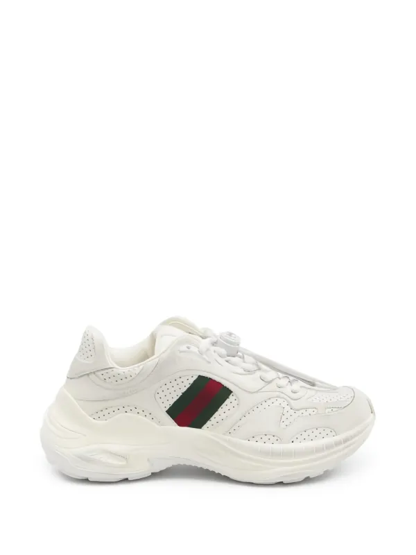 Gucci 2.0 ストライプ スニーカー | ホワイト | FARFETCH JP