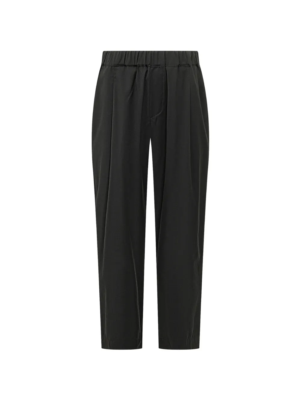A Paper Kid logo-patch trousers - Nero