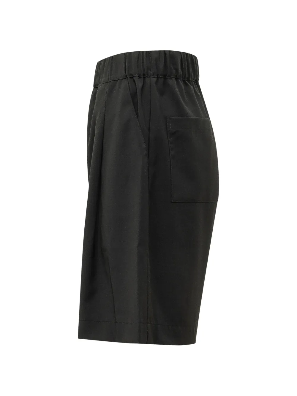 A Paper Kid Shorts met elastische tailleband Zwart