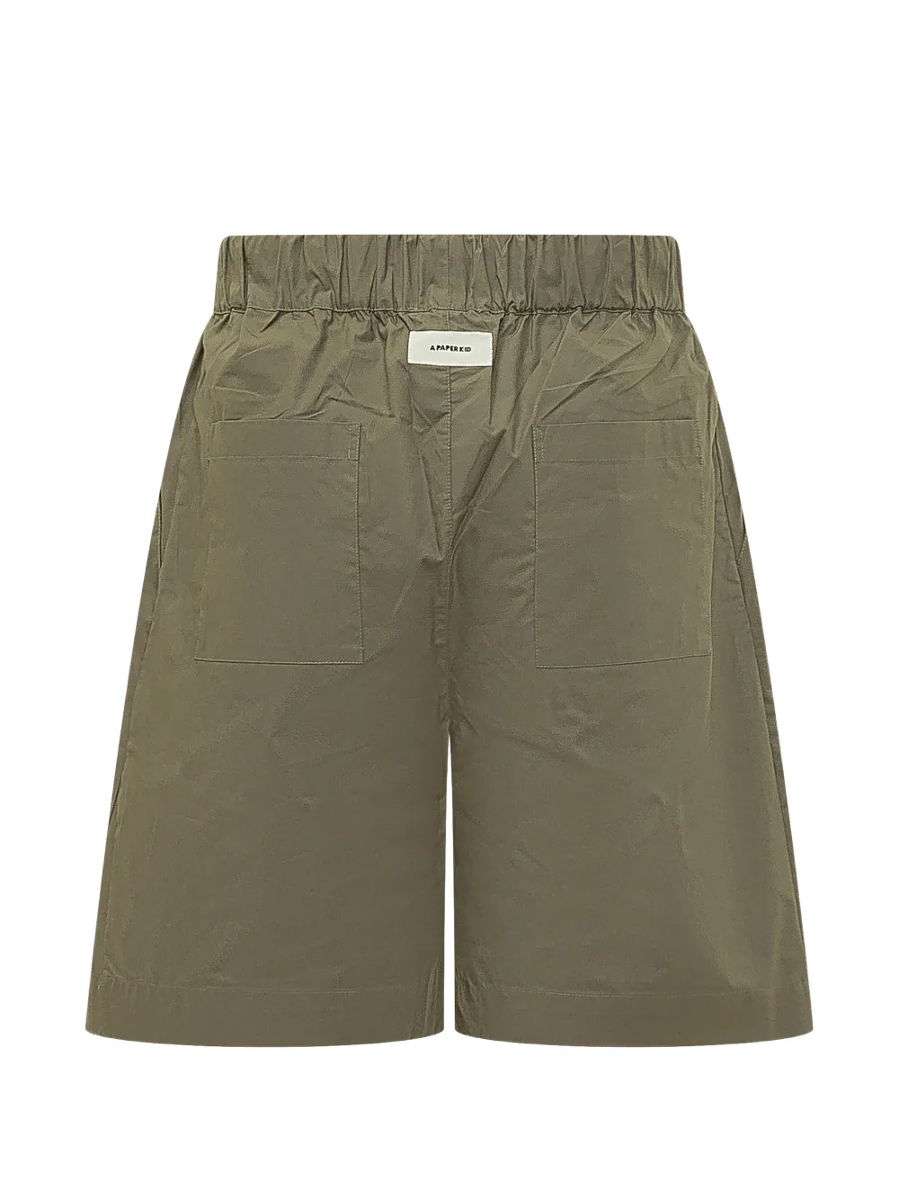 A Paper Kid logo-patch shorts - Verde