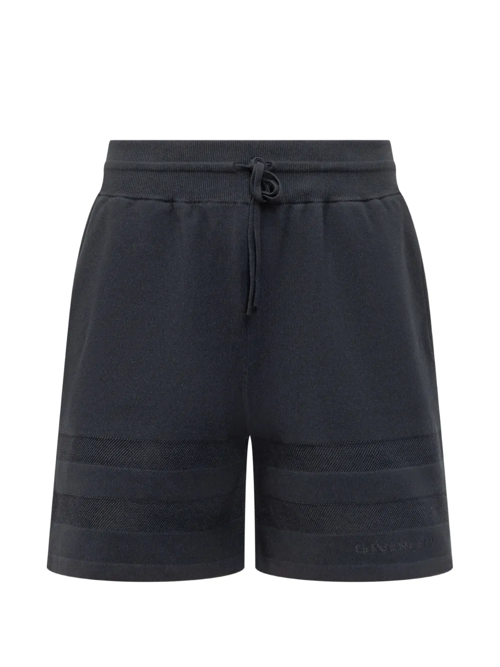 Givenchy drawstring striped shorts - Blu