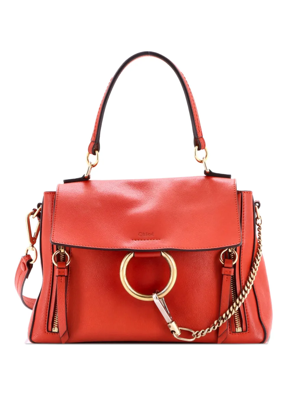 Chloé Pre-Owned Faye Day Bag Leather Small satchel - Arancione