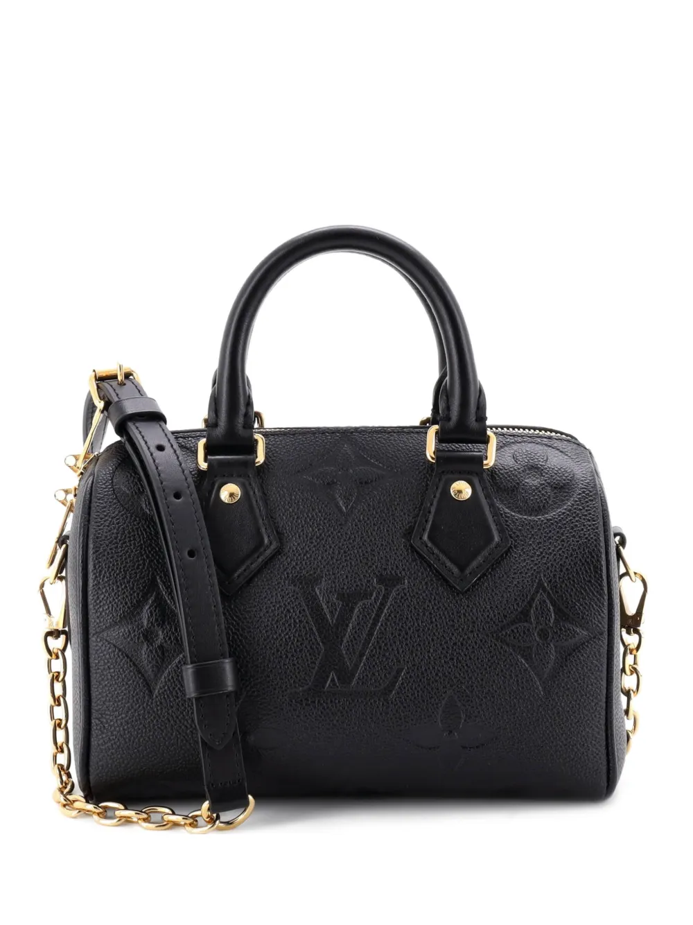 Louis Vuitton Pre-Owned Speedy Bandouliere Bag Monogram Empreinte Giant 20 crossbody bag - Nero