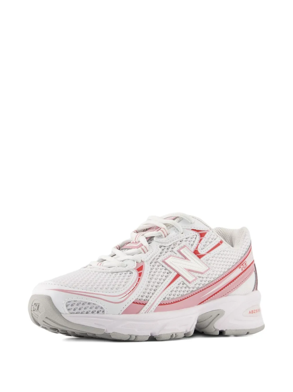 New Balance Kids 740 logo-detail sneakers Wit