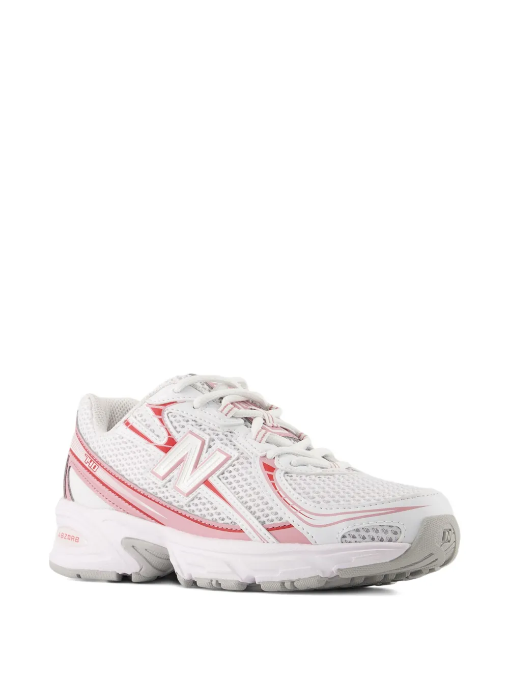 New Balance Kids 740 logo-detail sneakers - Bianco