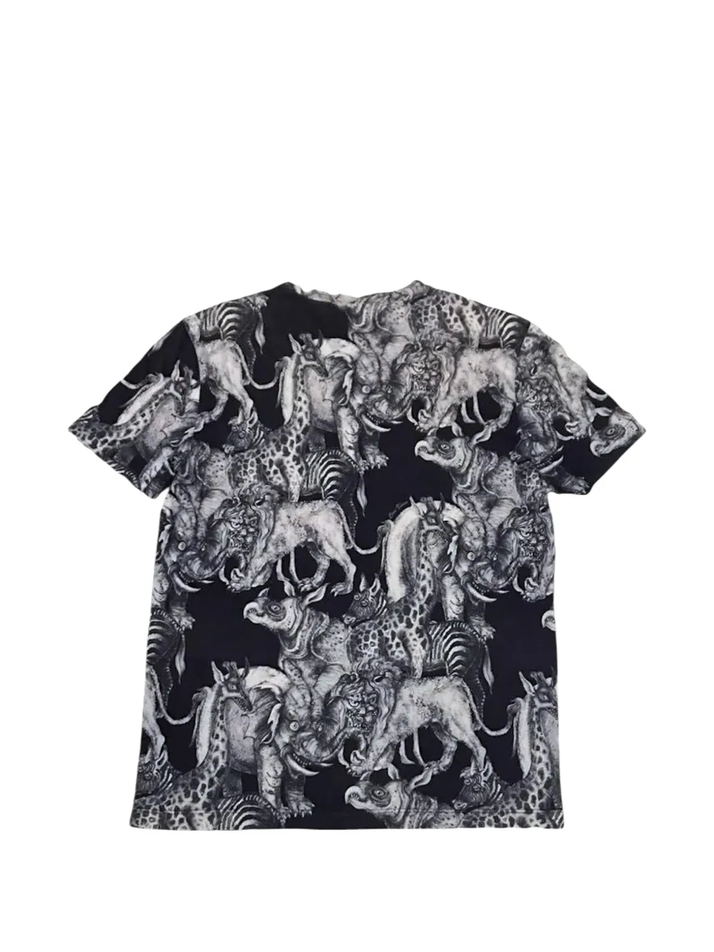 Louis Vuitton Pre-Owned Chapman Brothers Animals T-shirt met korte mouwen Zwart