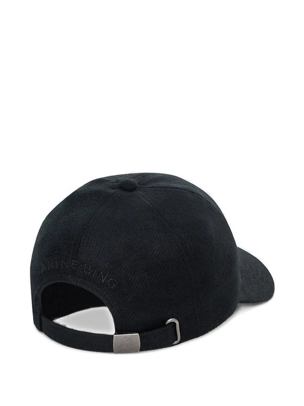  Anine Bing Jeremy Logo Baseball Cap - Black 