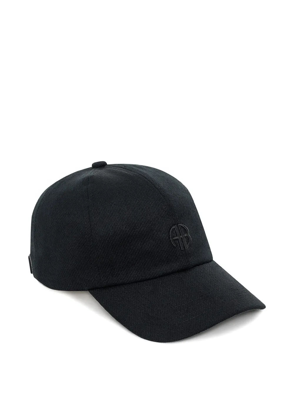  Anine Bing Jeremy Logo Baseball Cap - Black 