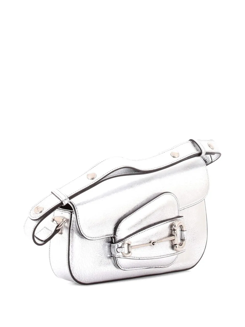 Horsebit 1955 Asymmetric Leather Small Shoulder Bag