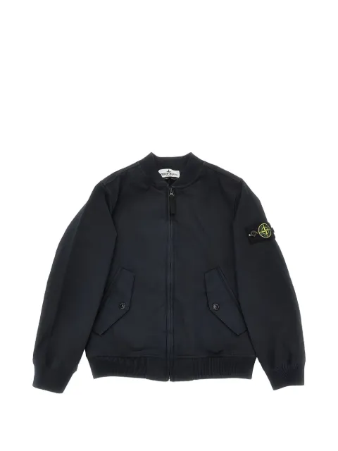 Stone Island Junior sudadera con parche del logo