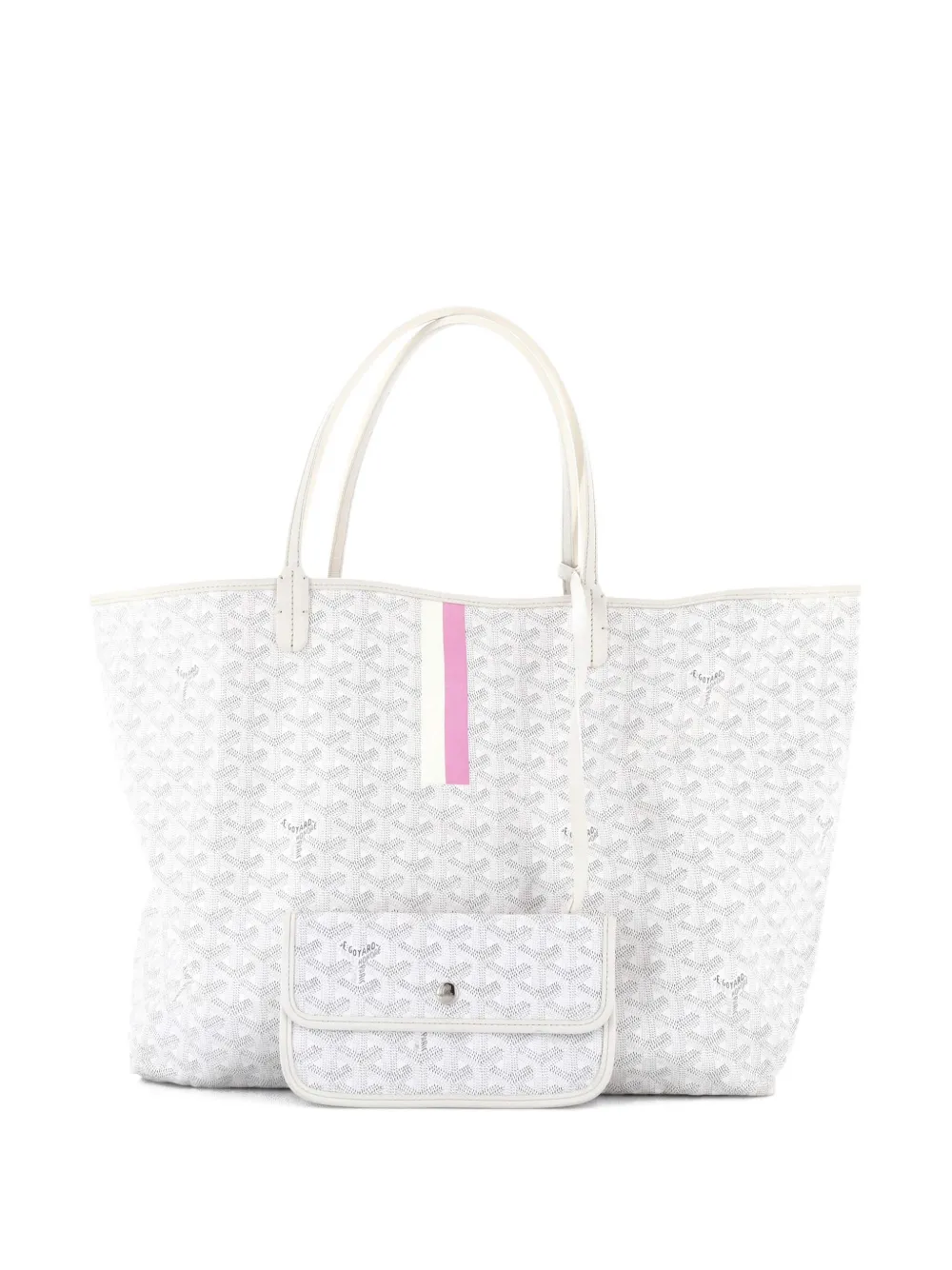 Goyard Pre-Owned Saint Louis Printed Coated Canvas GM tote bag - Bianco