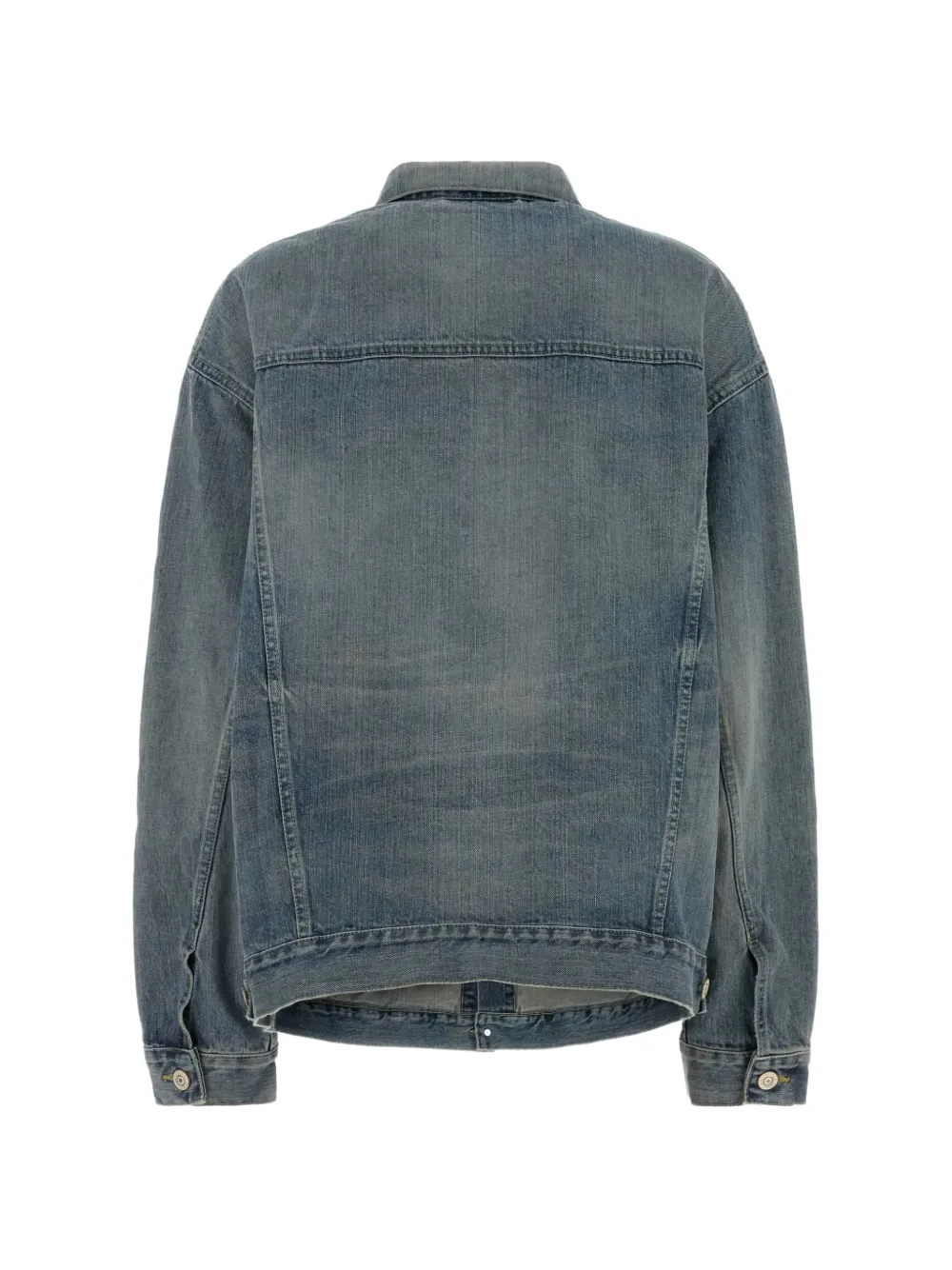  Balenciaga Button-up Denim Jacket - Blue 