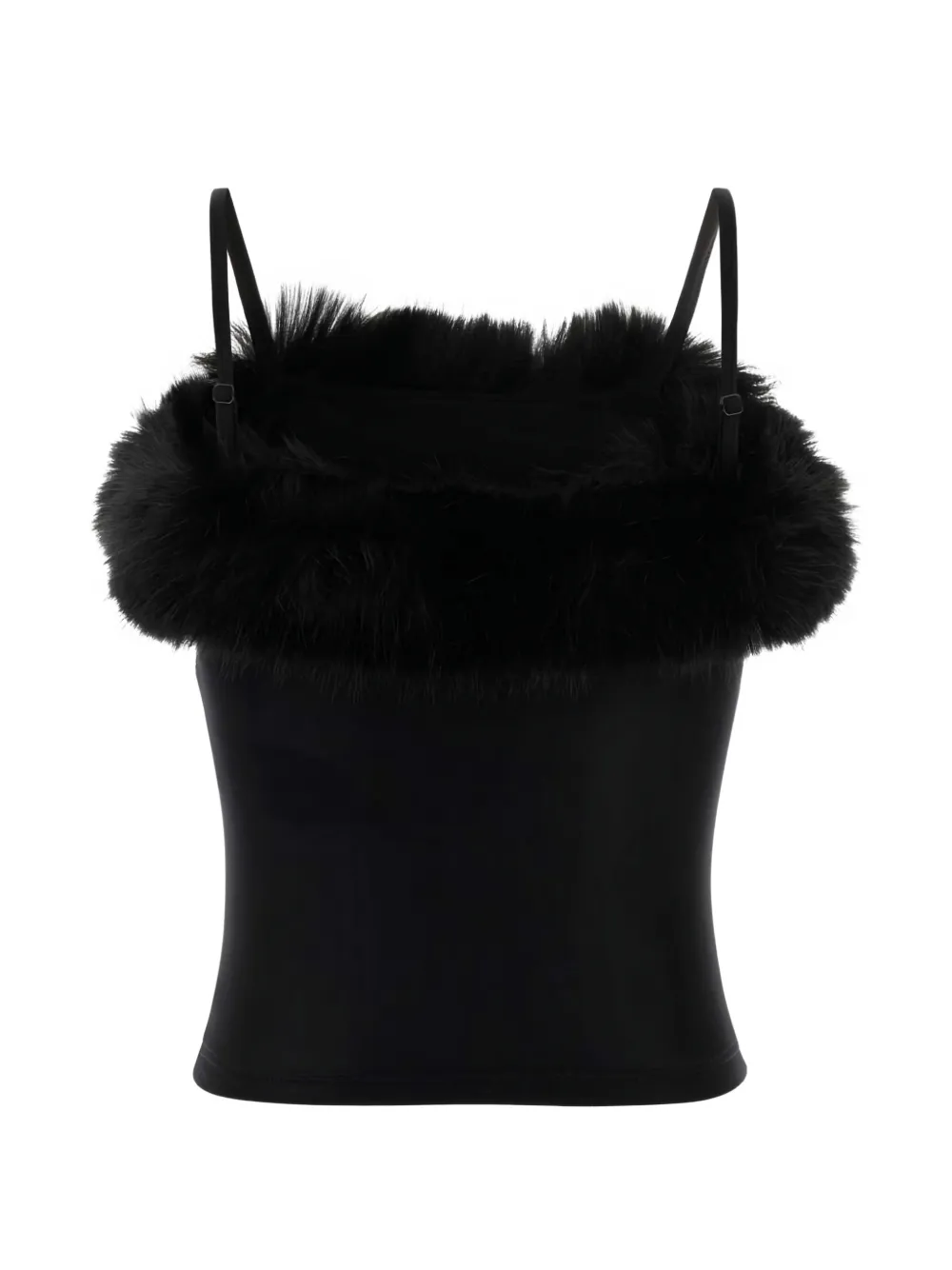 Balenciaga Tanktop met vierkante hals Zwart