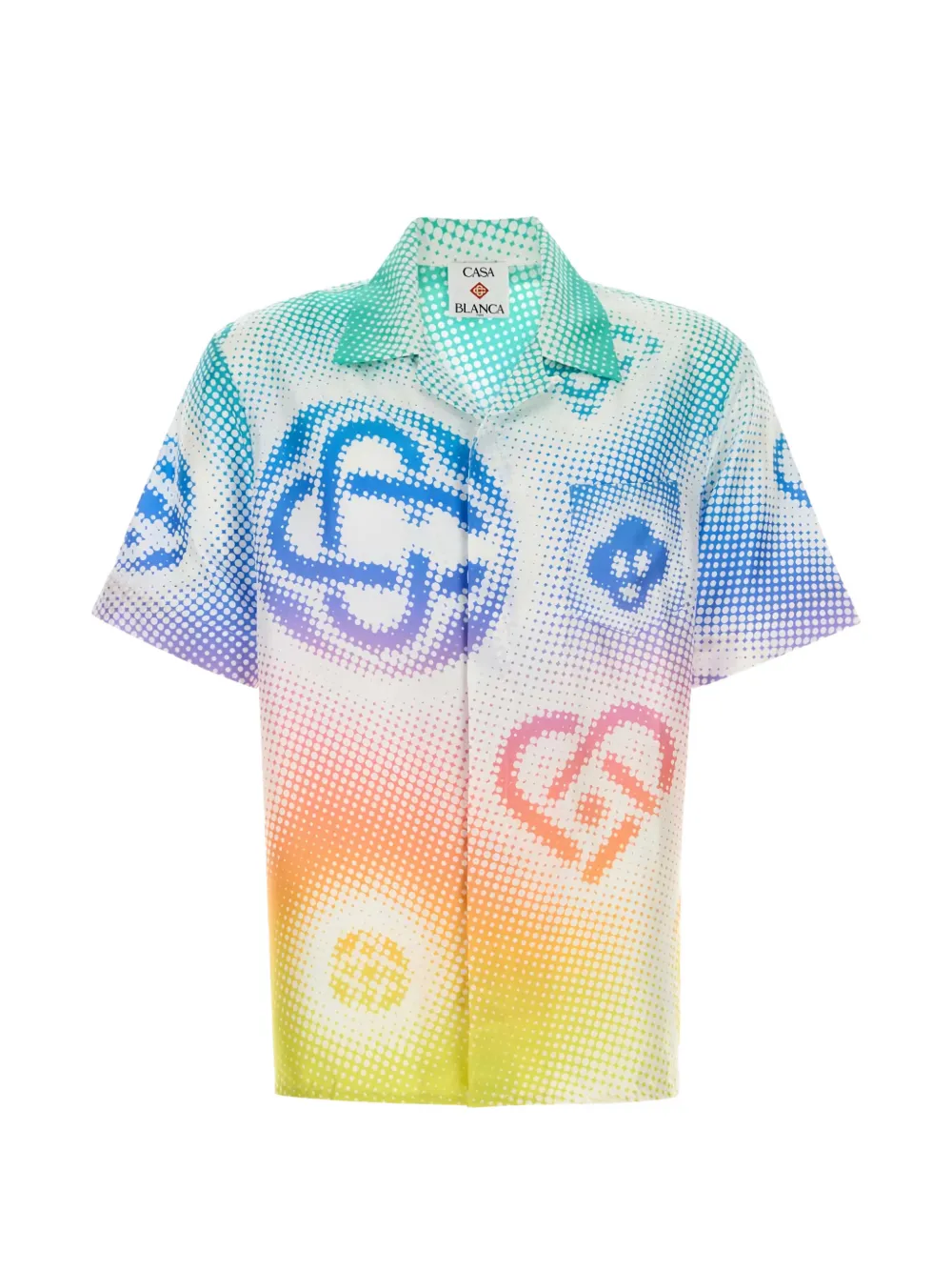 Casablanca printed shirt - Bianco