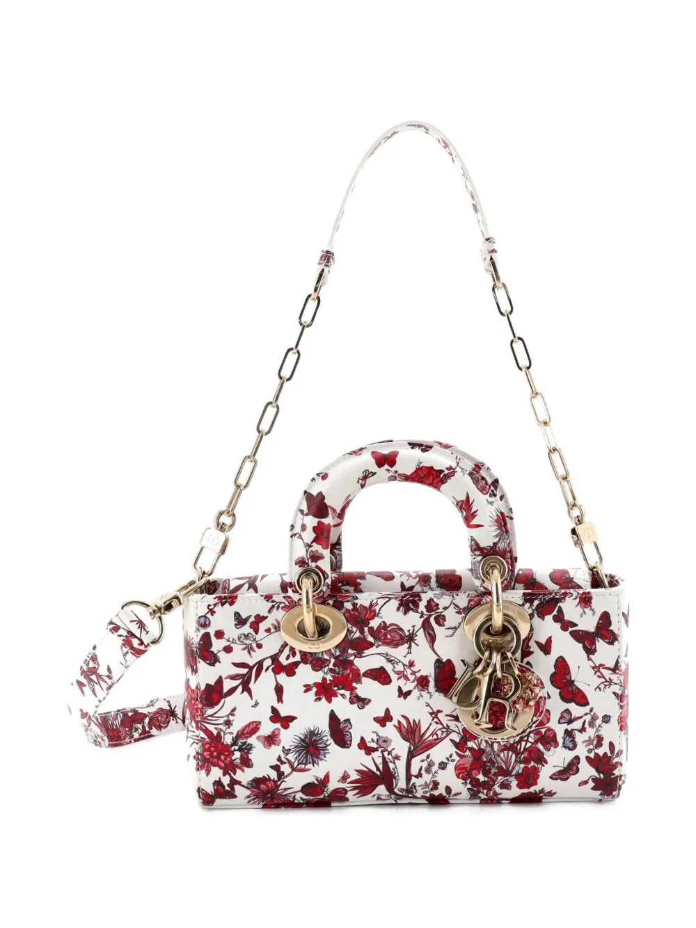 Christian Dior Pre-Owned Lady D-Joy Bag Printed Leather Small satchel - Multicolour