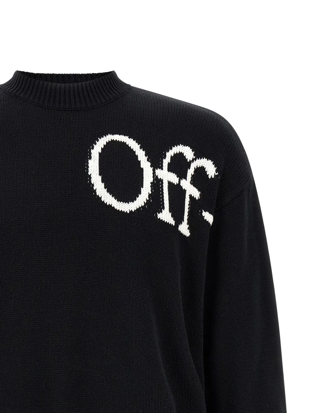  Off-white Logo-print Sweater - Black 