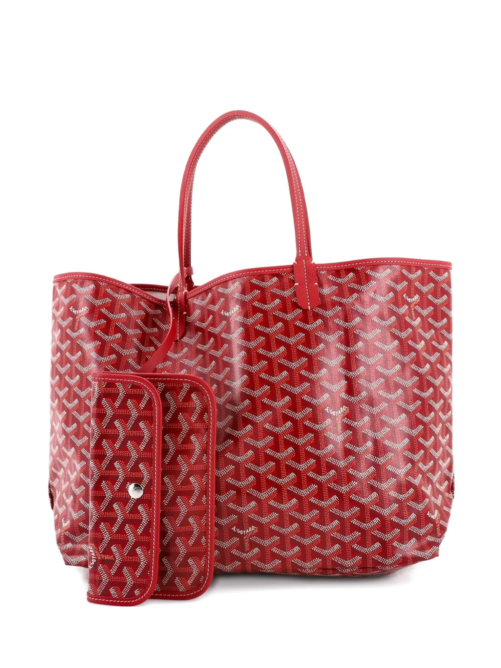 Goyard Pre-Owned Saint Louis Coated Canvas PM tote bag - Rot