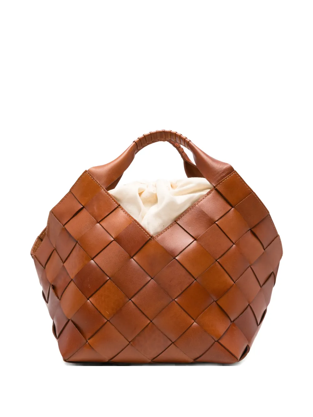 DRAGON DIFFUSION intreccio hobo backpack - Marrone