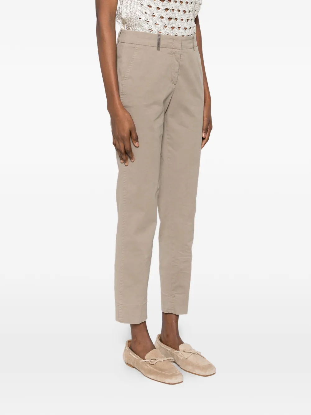  Peserico Straight-leg Trousers - Neutrals 
