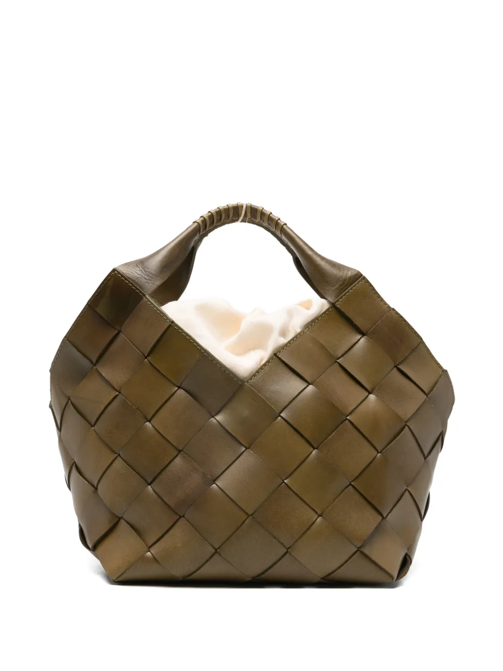 Dragon Diffusion Leather Tote Bag In Green