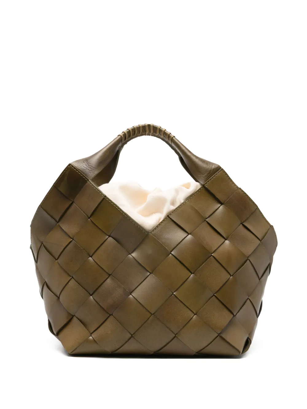 DRAGON DIFFUSION leather tote bag - Verde