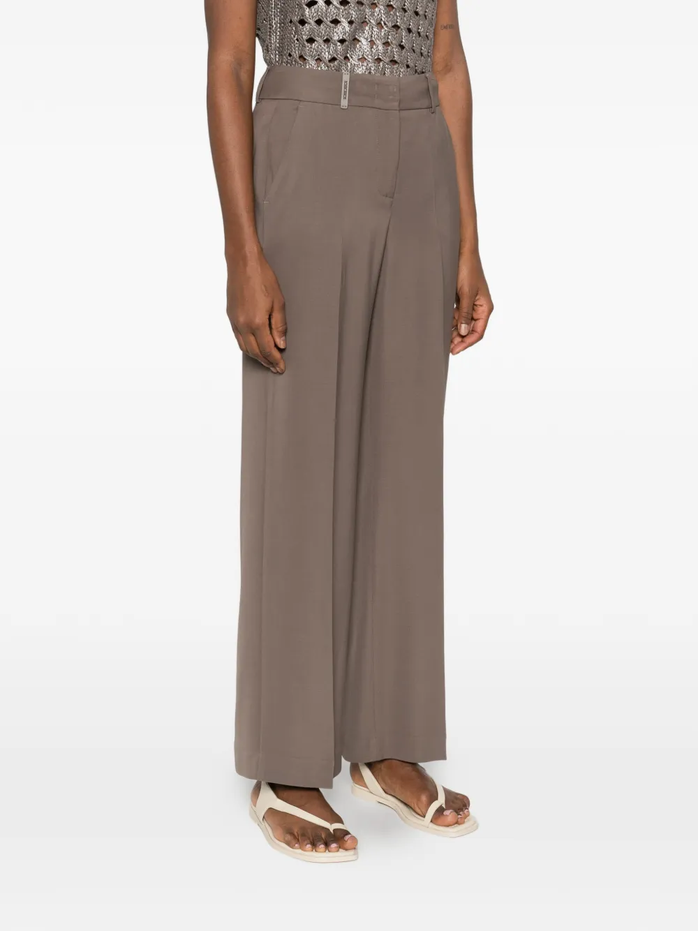 Peserico Pantalon Bruin