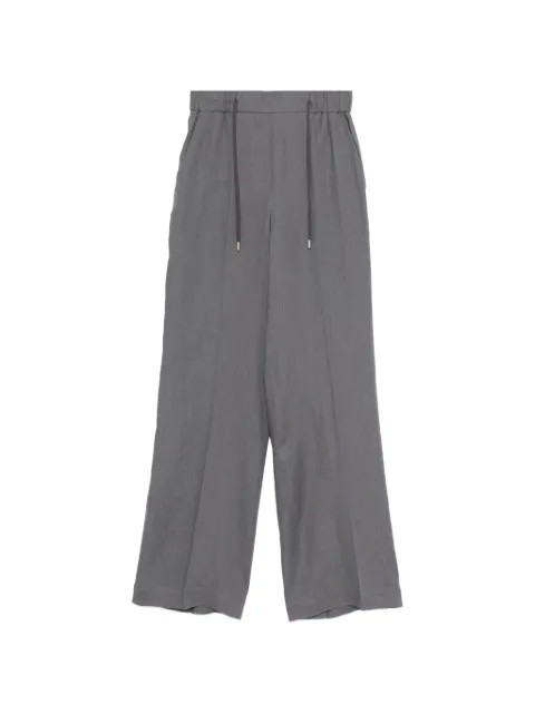 Peserico pantalones con cordones en la pretina
