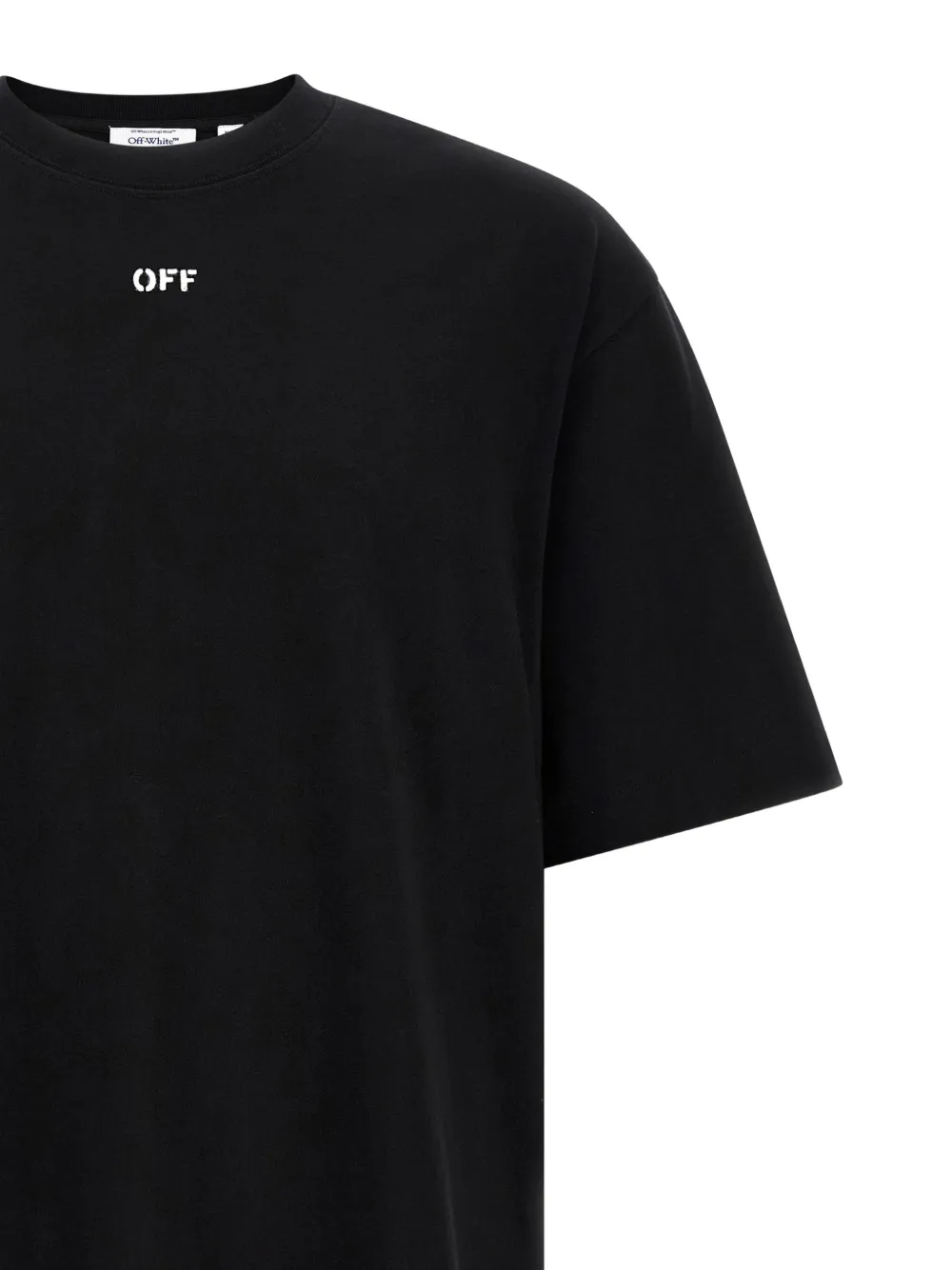 Off-White Spray T-shirt met logoprint Zwart