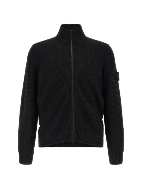 Stone Island high-neck zip-up cardigan