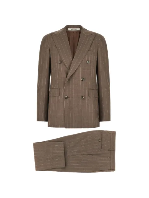 Tagliatore pinstriped double-breasted suit