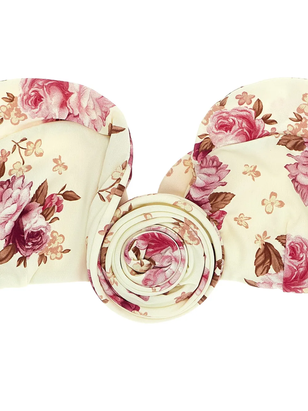 Magda Butrym Bikinitop met bloemenprint Beige