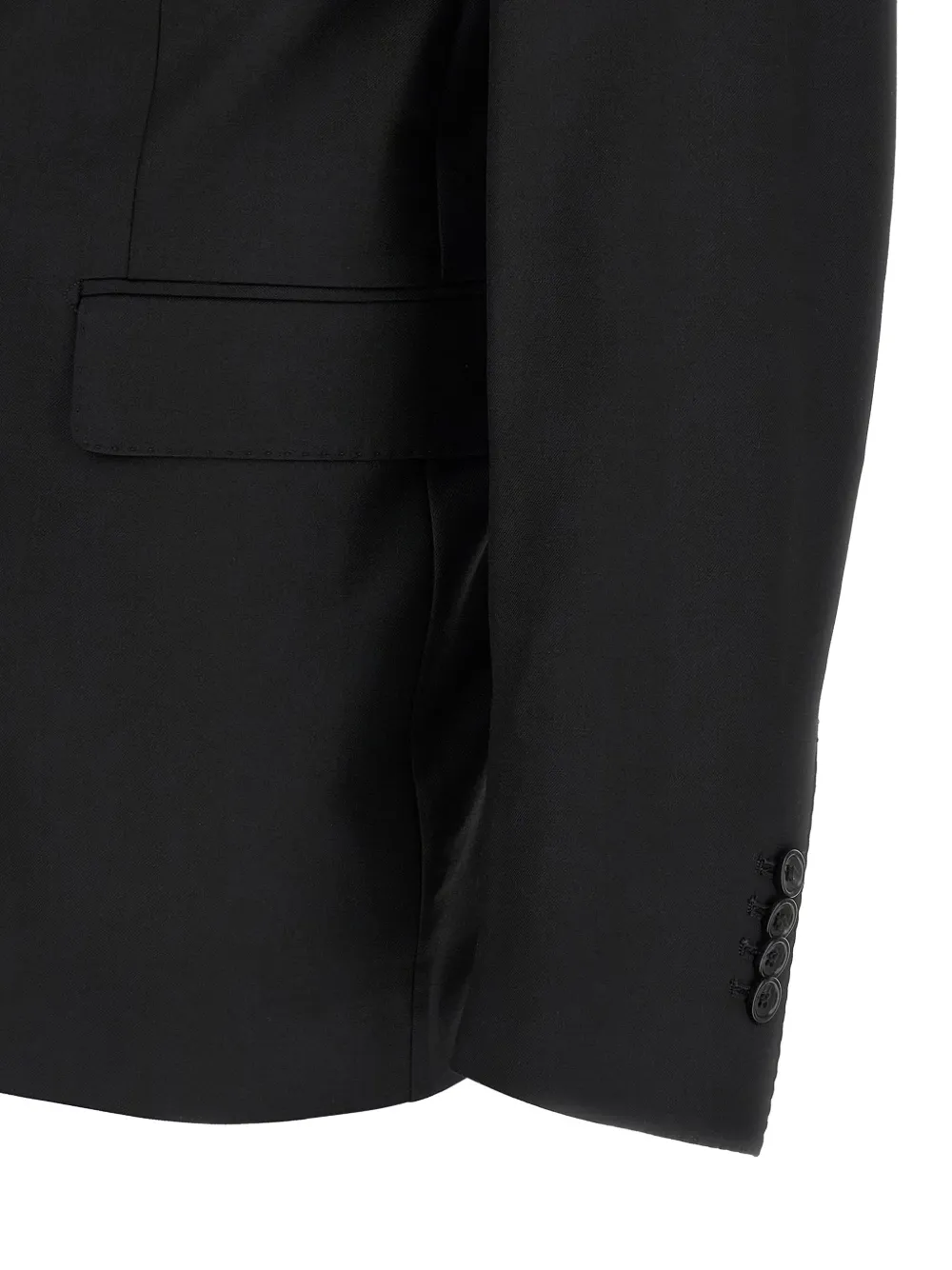 virgin-wool tailored suit