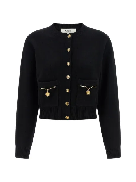 Chloé metal-button cardigan