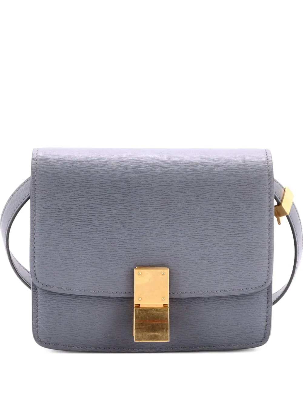 Celine Pre-Owned Classic Box Bag Grainy Leather Teen shoulder bag - Grigio